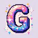 Glitter Text avatar
