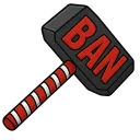 The =BAN Hammer avatar
